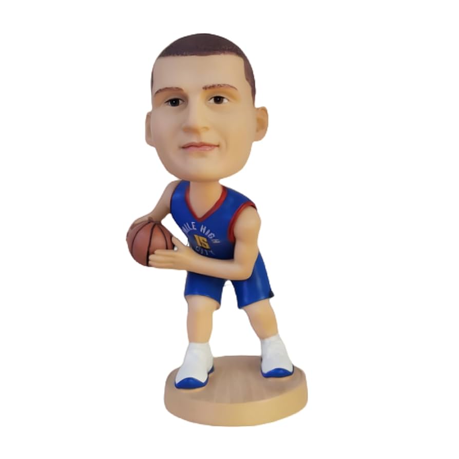 Amazon.com: Ru.Master Nikola Jokic Nuggets Bobblehead